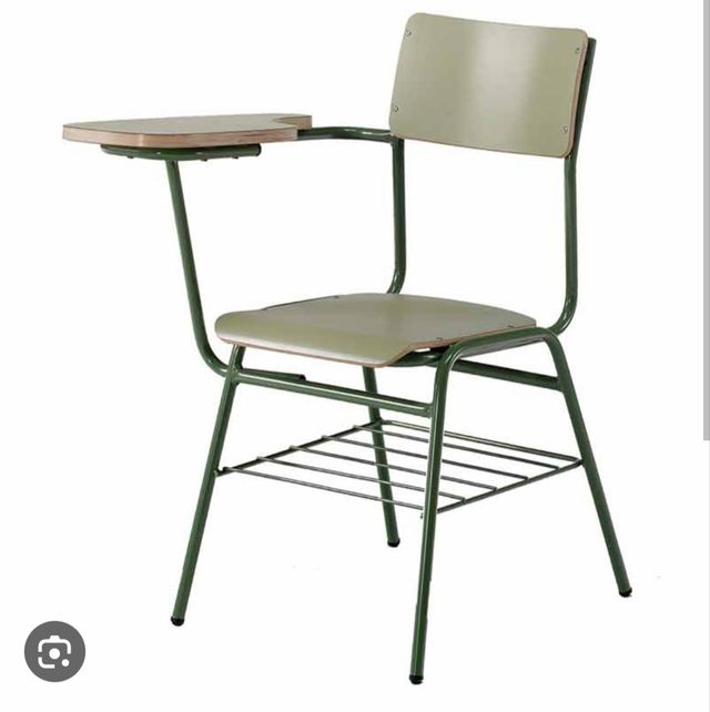 Silla colegio con brazo mesa