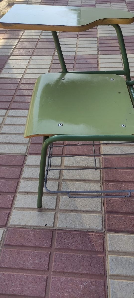 Silla colegio con brazo mesa