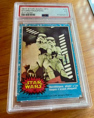 💫  Cromo Stormtroopers #42 👉 PSA 5 - 1977