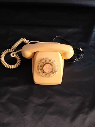Teléfono Antiguo Vintage Crema Retro Cit