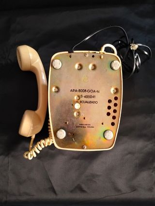 Teléfono Antiguo Vintage Crema Retro Cit