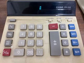 Calculadora impresora casio