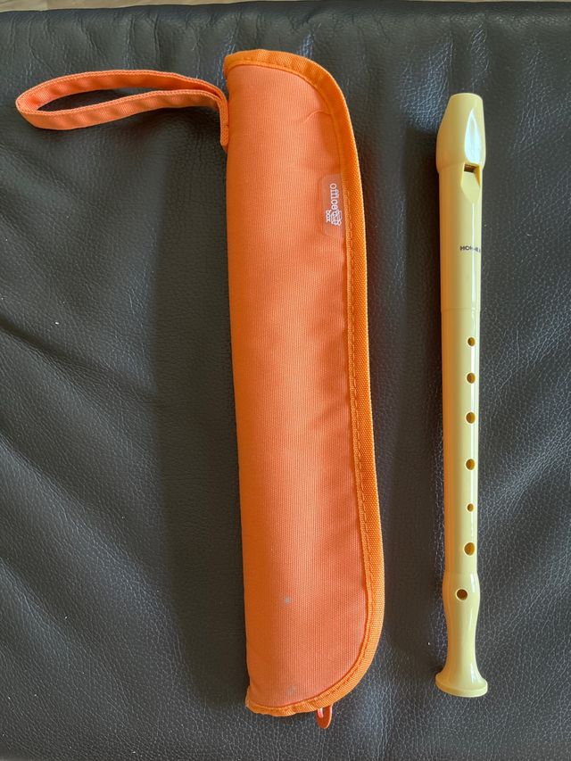 Flauta dulce Honner con funda