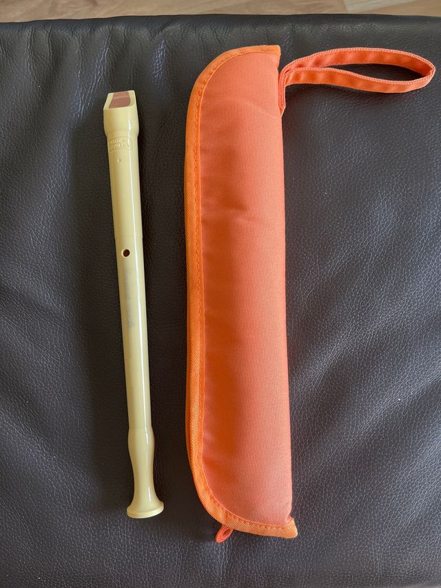 Flauta dulce Honner con funda