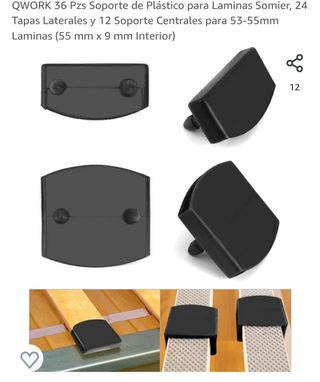 Soporte d plástico para láminas d somier