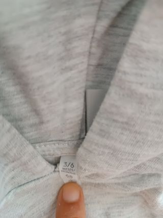 sudadera larga bebé 
