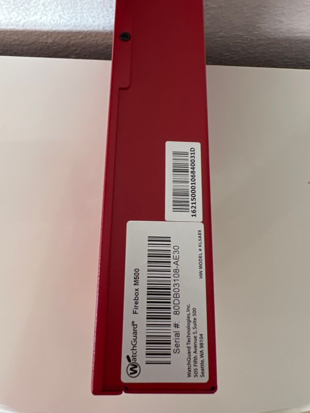 WatchGuard  Firebox M500 Firewall Security