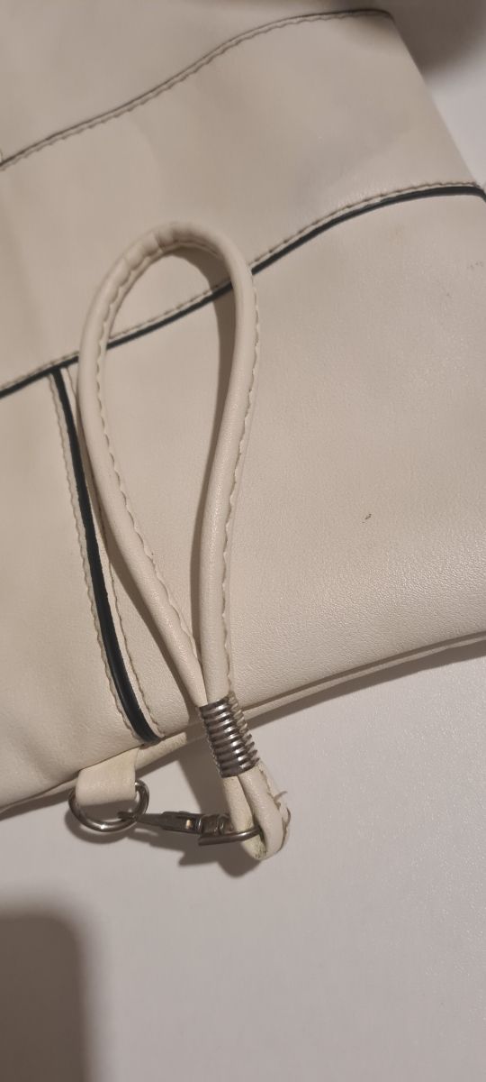 Bolso de mano blanco