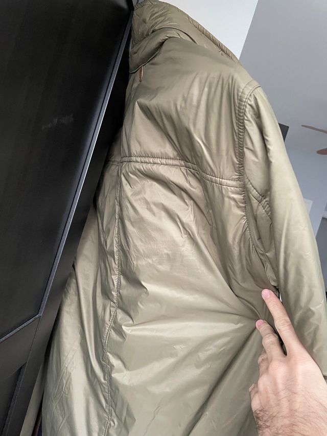 Abrigo Cazadora impermeable Massimo Dutti camel