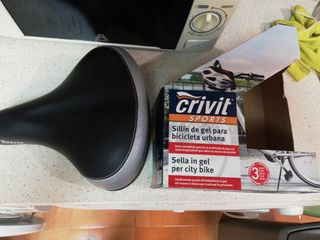 Sillín de gel.Cambio por maillot de invierno tal L