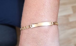 Esclava oro 18k maciza 