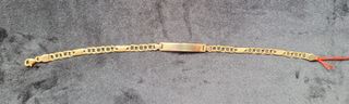 Esclava oro 18k maciza 