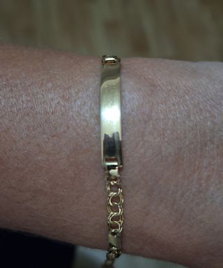Esclava oro 18k maciza 