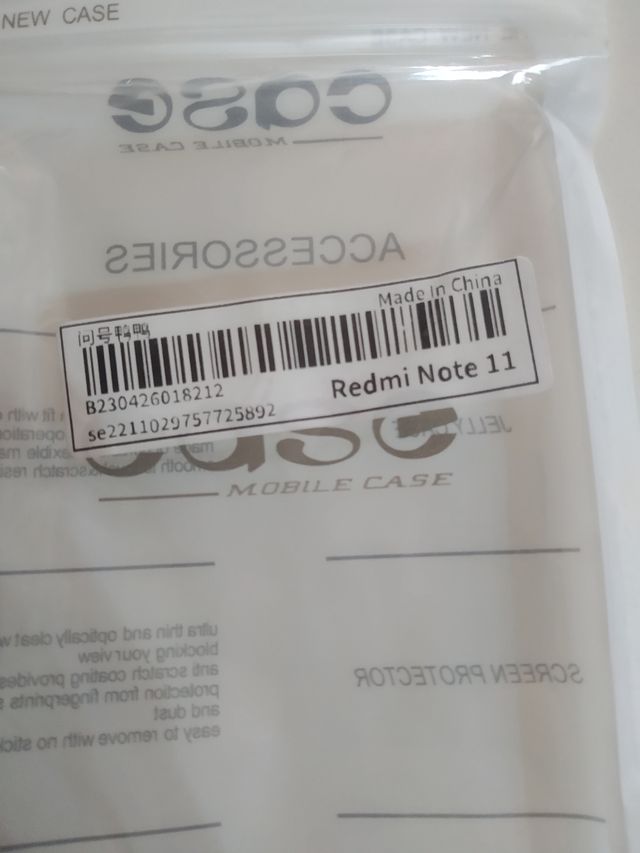 Funda móvil REDMI NOTE 11