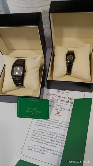 Pareja de relojes suizos sin estrenar