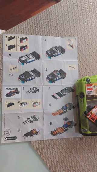 Coche Policía LEGO 8301. Serie Racers