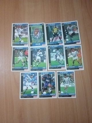 Lote 11 Cromos Real Valladolid