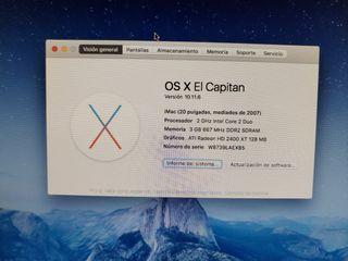 IMAC 20" 2007