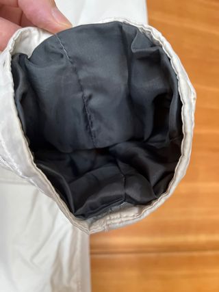 gabardina caramelo con forro extraíble