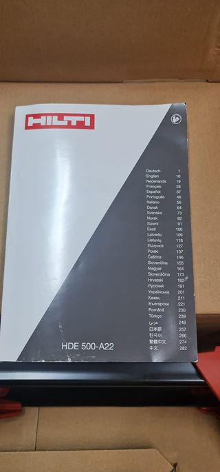 APLICADOR DE ADHESIVO A BATERÍA HDE 500-A22 HILTI