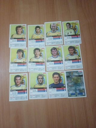 Lote 12 cromos Villarreal CF 1998/1999 98/99