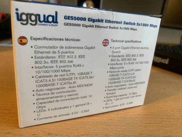 Conmutador switch ethernet