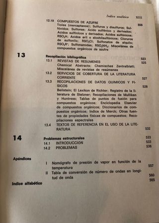 Determinación de estructuras orgánicas