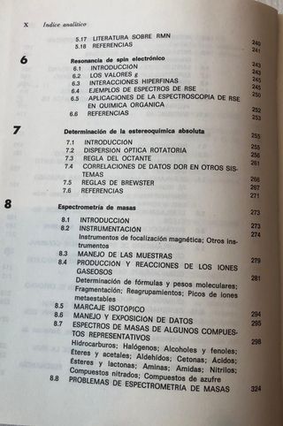 Determinación de estructuras orgánicas