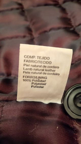Chaquetón de piel para hombre