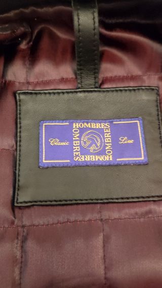 Chaquetón de piel para hombre