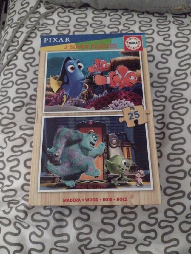 Puzzle madera pixar