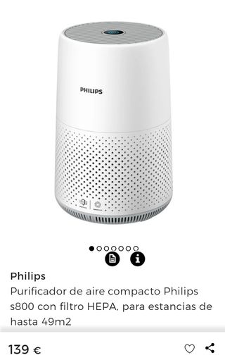 Purificador de aire Philips muy poco uso