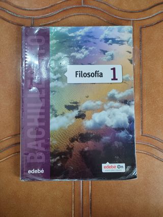 Libro 1 bachillerato Filosofía Edebé