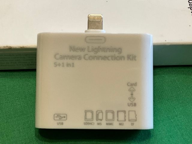 ❤️ADAPTADOR LIGHTNING A USB Y TARJETAS MEMORIA