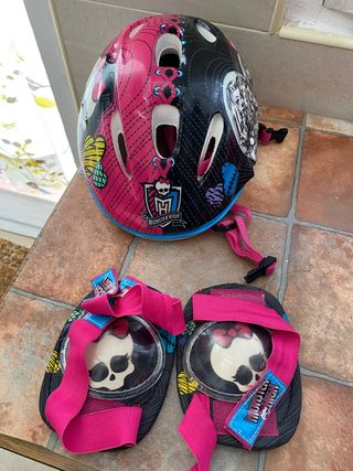 casco y protecciones