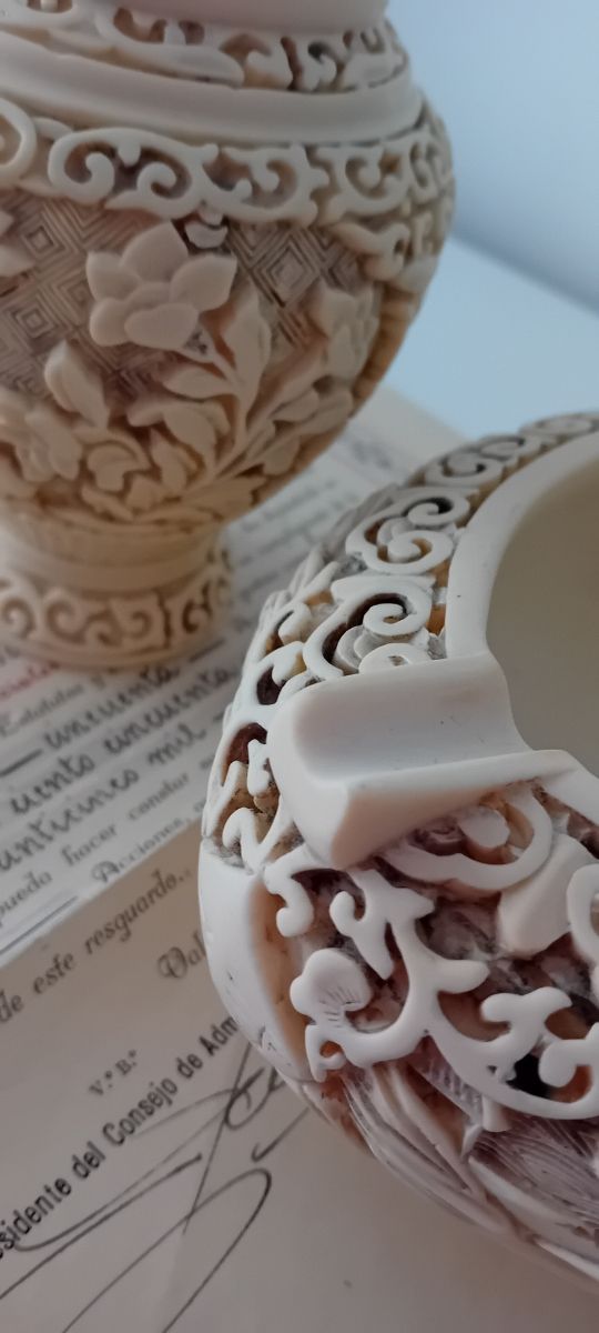 Mechero con cenicero antiguo