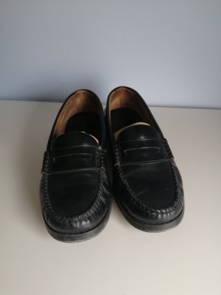 Zapato castellano piel negro hombre