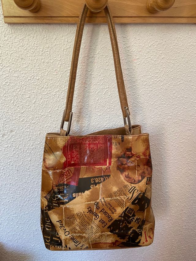 bolso de piel de hombro