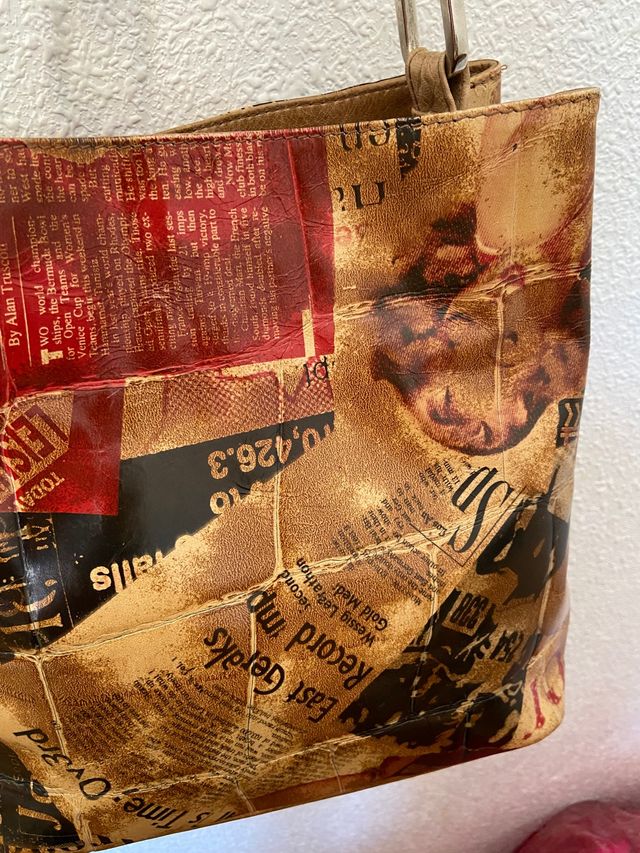 bolso de piel de hombro