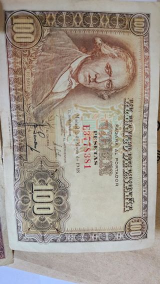 Billetes españoles antiguos