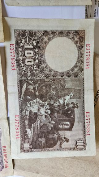 Billetes españoles antiguos