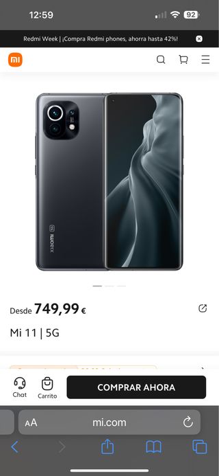 Xiaomi mi 11 5g 256gb