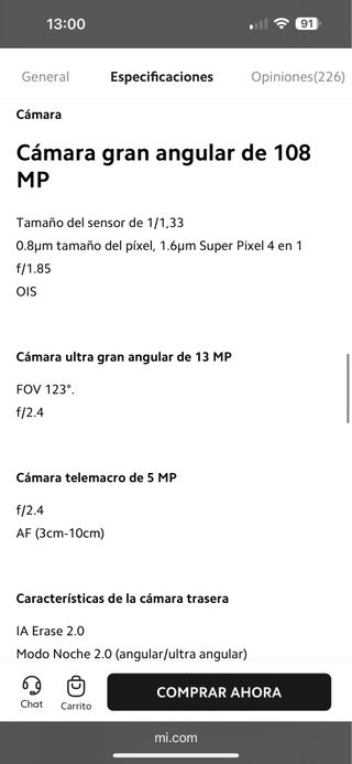 Xiaomi mi 11 5g 256gb