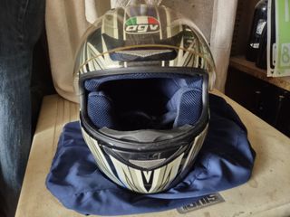 Casco moto in fibra taglia large