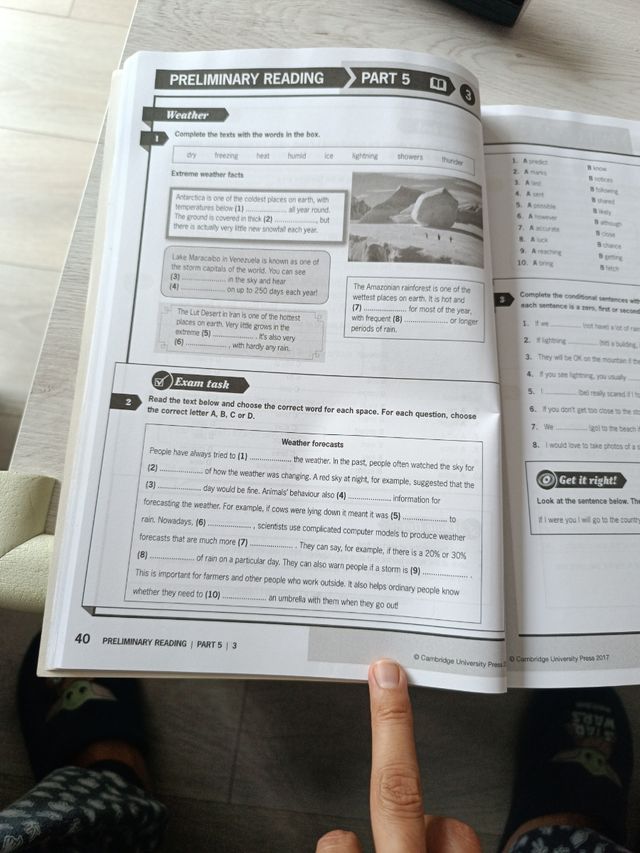 Cambridge English exam Booster