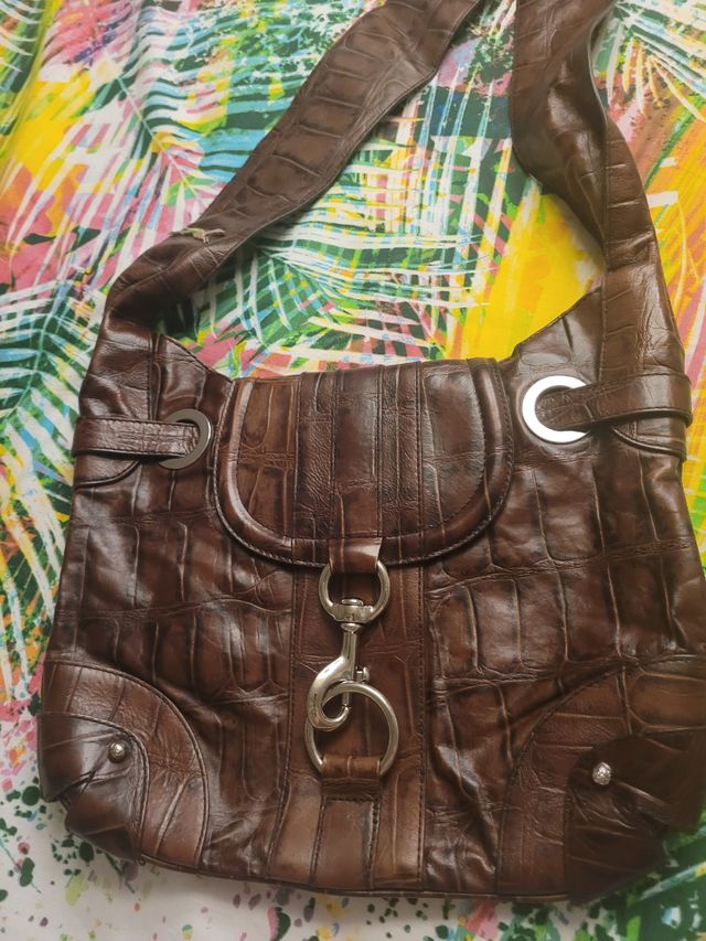 Bolso Bimba Y Lola Piel Marron Bolso Bimba Y Lola Original