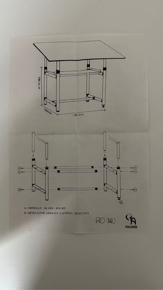 Rocada mesa dibujo profesional rd-135