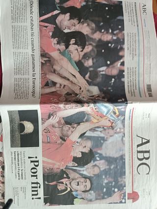 Periódicos España Mundial de futbol