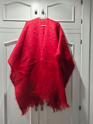 Capa de mohair y lana