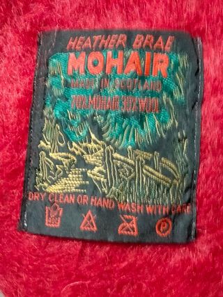 Capa de mohair y lana